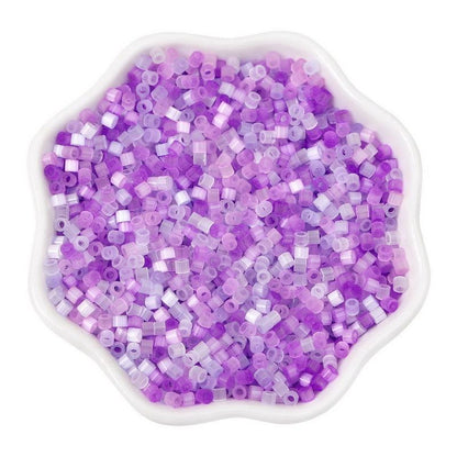 Antique Cat Eye Rice Seed Glass Beads 2.5mm Translucent Glow 740pcs 35