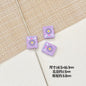 Baking Painted Magic Book Cloud Metal Beads 16mm Cute Pastel 10pcs 8
