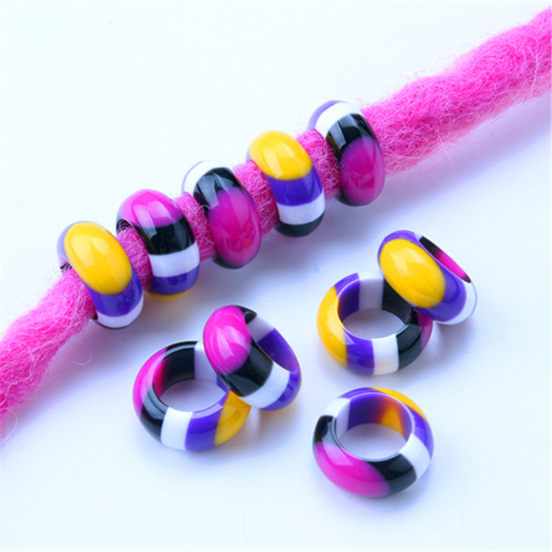 Plastic Round Spacer Beads 16mm Bright Color Combination 20pcs