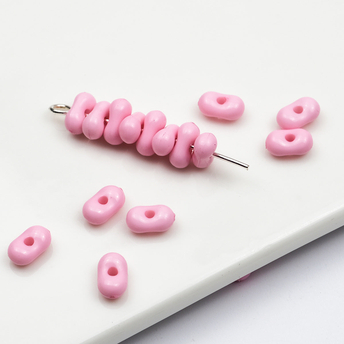 Acrylic Peanut Spacer Beads 6mm Glow In The Dark 200pcs 6