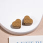 Painted Heart Acrylic Beads 12mm Glossy Raised Dot Detail 50pcs 8