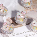 Polymer Clay Rhinestone Beads 29mm Glitter Sanri Character 5pcs 2