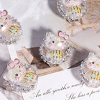Polymer Clay Rhinestone Beads 29mm Glitter Sanri Character 5pcs 2