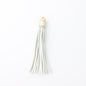PU Leather Tassel Keychain with Gold Electroplated Hardware 19
