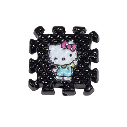 Hello KT Puzzle Acrylic Square Beads 18mm Colorful 10pcs 9