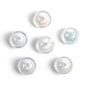 Transparent Round Acrylic Beads 16mm UV Plating Colored 100pcs 13