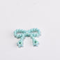 Knitted Bow Acrylic Beads 32mm Solid and Transparent Colors 10pcs 9