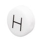12mm Silicone Letter Beads Flat Round Alphabet Options 20pcs 12