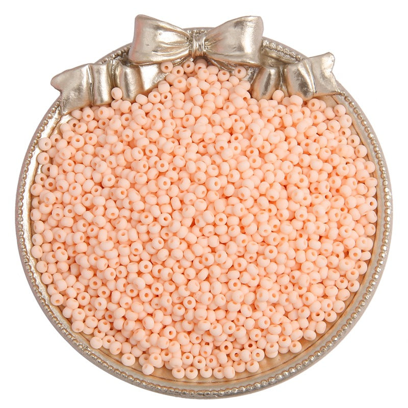 Frosted Seed Glass Beads 4mm Pastel Colors Matte Finish 320pcs 9