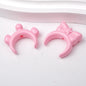 Glossy Painted Crescent Acrylic Beads 22-24mm Cartoon Hairband 50pcs 12