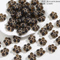 Vintage Imitation Jade Acrylic Beads Opaque Smooth Green 30pcs 12