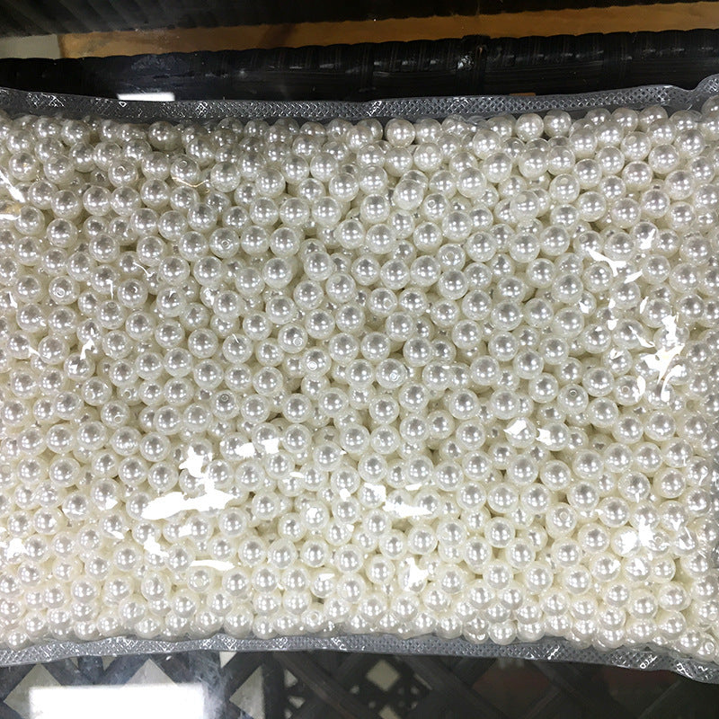 Pearl Acrylic Beads 3mm-16mm Creamy White Imitation 30pcs 3