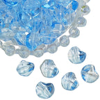Irregular Moonstone Glass Beads 14mm Clear Pastel Mixed Colors 50pcs 5
