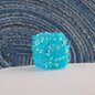 Glitter Square Acrylic Beads 20mm Wrapped Sparkle 10pcs 9