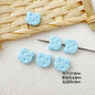 Baking Painted Cheese Animal Metal Beads Whimsical Pastel Colors 20pcs 35