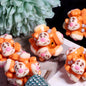Embellished Bubblegum Beads 20mm Winnie & Friends Pastel Pearl 5pcs 7