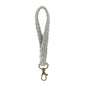 Macrame Crochet Phone Keychain Cotton Rope with Brass Clasp 4pcs 13