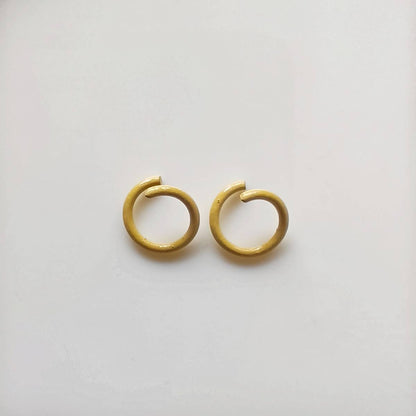 Metal Painted Jump Rings 10mm Baking Finish Colorful 500pcs 8