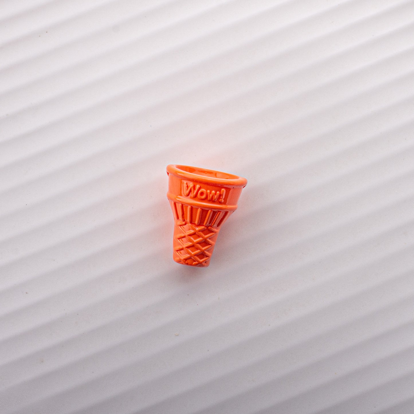 Painted Cone Acrylic Beads 20mm Solid Creamy Colors 5pcs 15