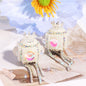Polymer Clay Cube Rhinestone Beads 21mm Tassel Decorative 10pcs 7