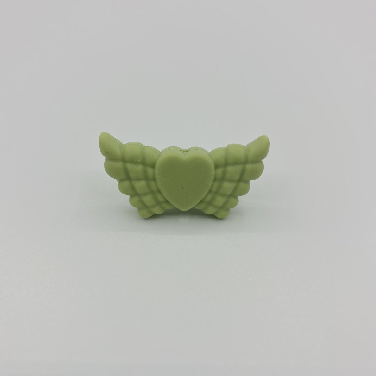 Wing Silicone Beads Multi Colors 20pcs
