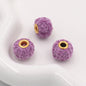 Fabric Woven Spacer Beads 15mm Mixed Colors 40pcs 15