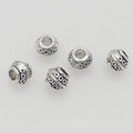 Alloy Circular Pattern Spacer Beads 9mm Large Hole 1pc 4