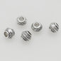 Alloy Circular Pattern Spacer Beads 9mm Large Hole 1pc 4