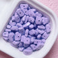 Painted Gravel Acrylic Beads 10mm Glossy Bright Colors 30pcs 13