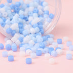 Acrylic Tube Beads 6x5mm Soft Pastel Colors 200pcs 2