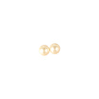 Pearl Glass Beads Round 5-12mm Yellow Imitation 10pcs 4