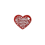 Silicone Focal Beads Valentine Roses Heart Shaped 20pcs 6