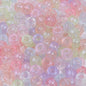 Multicolor Pony Beads Acrylic 9mm Smooth Finish 100pcs 21