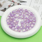 Iridescent Foil Filled Resin Beads 8-16mm Glossy Multicolor 40pcs 13