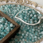 Crackle Round Glass Beads 10mm Imitation White Jade 100pcs 16