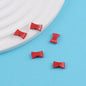 Baking Painted Candy Metal Beads 12x8mm Colorful Zinc Alloy 50pcs 11