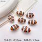Hand Painted Fish Ceramic Beads 13x19mm Glazed Clownfish 1pc 8