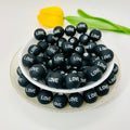 Rubberized Matte Painted Love Word Acrylic Beads 16mm 50pcs 6