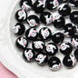 Hand-Painted Halloween Pumpkin Ghost Acrylic Beads 16mm 22