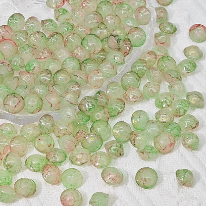 Glass Flying Saucer Spacer Beads 10mm Antique Finish 100pcs 3