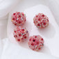 Floral Bubblegum Beads 20mm Glow In The Dark Matte Flower Ball 5pcs 11