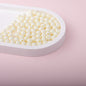 Solid Color Rubberized Round Acrylic Beads 8mm 8