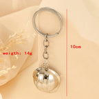 Alloy Hat Keychain Zinc Metal Reflective Minimalist Design 4