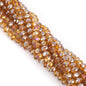 Glass Faceted Spacer Beads 8mm Iridescent Plating 6