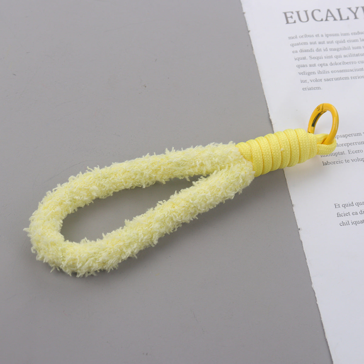 Plush Phone Charm Candy Color Soft Polyester Loop 2pcs 16cm 8