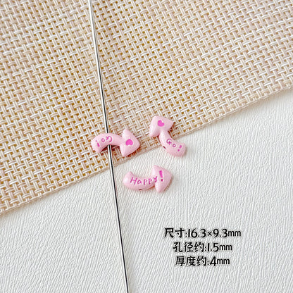 Arrow Metal Beads 29mm and 16mm Multi-Hole Enamel Painted 10pcs 15