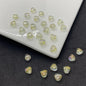 Czech Glass Beads Small Heart 6mm Peach Color 100pcs 19