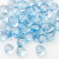 Heart Shape Glass Beads 8mm Frosted Iridescent Pastel 20pcs 10