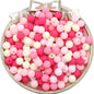 Opaque Acrylic Beads 8mm Pastel Matte Colors 60pcs 7