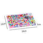 Cartoon Flat Clay Beads Polymer Colorful Mixed Designs 2boxes 4